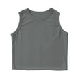 thumbnail image 1 of Tiijoy Girls Ribbed Athletic Tank Top Casual Solid Crewneck Sleeveless Top, Sizes 5-6, 1 of 5
