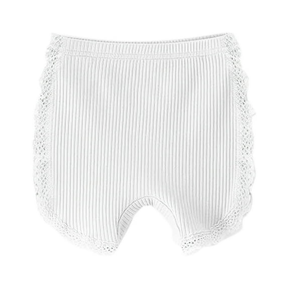 Tiijoy Girls Ribbed Cotton Boyshorts Tagless Stretch Boxer Briefs Underwear Shorts, Sizes 2-3