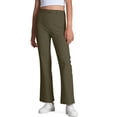 thumbnail image 1 of Tiijoy Girls School Uniform Pull-On Stretch Twill Pants Straight Fit Dress Pants, Sizes 5-6, 1 of 7