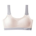 thumbnail image 1 of Tiijoy Girls Seamless Racerback Sports Bra Soft Stretch Everyday Bralette, Sizes 10-13, 1 of 2