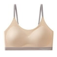 thumbnail image 1 of Tiijoy Girls Seamless Sports Bra Wireless Molded Padded Juniors Training Bra, Sizes 15-16, 1 of 6