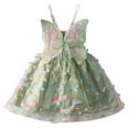 thumbnail image 1 of Tiijoy Girls Sleeveless Tutu Dress Butterfly Wing Tulle Party Princess Dress, Sizes 1-2, 1 of 7