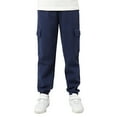 thumbnail image 1 of Tiijoy Girls' Sports Cargo Pants Casual Active Jogger Pants Cotton Trousers, Sizes 7-8, 1 of 3
