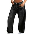 thumbnail image 1 of Tiijoy Girls Straight Leg Jeans Elastic Waist Denim Pants Casual Trousers, Sizes 1-16, 1 of 6