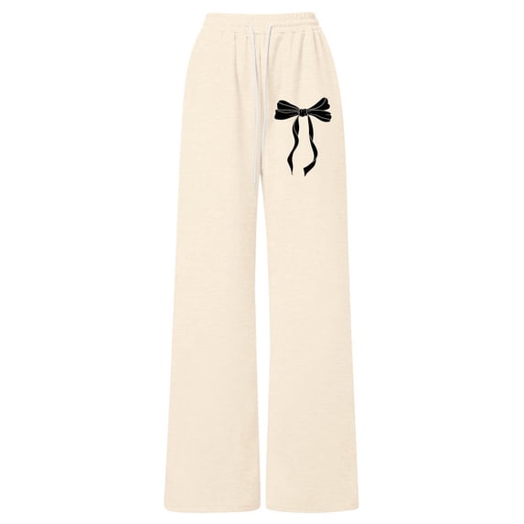 Tiijoy Girls Straight Leg Sweatpants Casual Relaxed Fit Drawstring Pants, Sizes 4-13