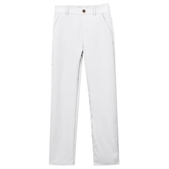 Tiijoy Girls Straight Leg Uniform Pants Slim Fit Stretch School Pants, Sizes 5-14