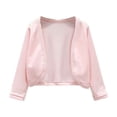 thumbnail image 1 of Tiijoy Girls Sun Protection Cardigan Lightweight Summer Long Sleeve Shrug Knit Cover-Up, Sizes 7-8, 1 of 5