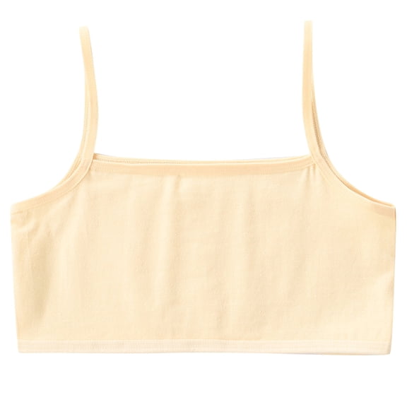 Tiijoy Girls T-Shirt Bra Seamless Training Bra Soft Undies Sports Bralette