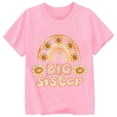 thumbnail image 1 of Tiijoy Girls T Shirt Casual Flower Letter Print Short Sleeve T-Shirt, Sizes 1-13, 1 of 2
