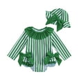 thumbnail image 1 of Tiijoy Girls UPF 50+ Long Sleeve Ruffle Bow One-Piece Swimsuit with Swim Cap, Sizes 6-12 Months, 1 of 3