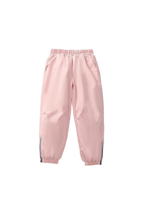 Girls Windproof Fleece Lined Pants Outdoor Skiing Hiking Pants, Sizes 8-9