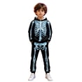 thumbnail image 1 of Tiijoy Halloween Boys Sweatsuit Kids Unisex Skeleton Hoodie Sweatpants Outfits, Sizes 13-14, 1 of 5