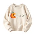 thumbnail image 1 of Tiijoy Halloween Sweatshirt for Boys Graphic Crewneck Pullover Tops, Beige, Sizes 2-14, 1 of 3