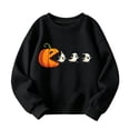 thumbnail image 1 of Tiijoy Halloween Sweatshirt for Boys Graphic Crewneck Pullover Tops, Black, Sizes 2-14, 1 of 3