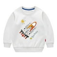 thumbnail image 1 of Tiijoy Boys Graphic Sweatshirt Rocket Print Crew Neck Pullover, Sizes 12-18M, 1 of 5