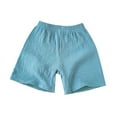 thumbnail image 1 of Tiijoy Infant Boys Summer Linen Shorts Casual Lightweight Pull On Shorts, Sizes 18-24M, 1 of 5