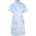 thumbnail image 1 of Tiijoy Infant Girls Chinese Floral Embroidery Cheongsam Dress with Short Sleeves, Sizes 6-12M, 1 of 3