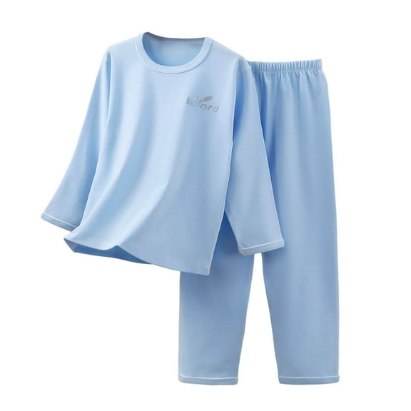 Tiijoy Infant Girls Cotton Pajamas Comfy Long Sleeve Top Pants Kids Sleepwear, Sizes 12-18M