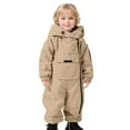 thumbnail image 1 of Tiijoy Infant Girls Heavyweight Snowsuit Winter Warm Hooded Ski Jumpsuit, Sizes 12-18M, 1 of 8