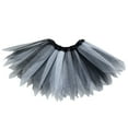 thumbnail image 1 of Tiijoy Kids Girls Rainbow Tutu Skirt Party Princess Ballet Dance Tulle Skirt, 1 of 3