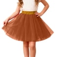 thumbnail image 1 of Tiijoy Kids Girls Tutu Skirt Layered Dance Tulle Skirt for Party Performance, 1 of 3