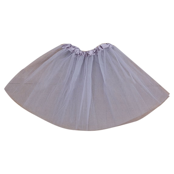 Tiijoy Kids Girls Tutu Skirt Three Layer Mesh Ballet Dance Tulle Skirt