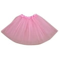thumbnail image 1 of Tiijoy Kids Girls Tutu Skirt Three Layer Mesh Ballet Dance Tulle Skirt, 1 of 7
