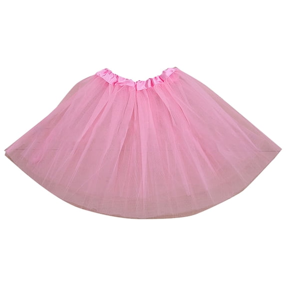 Tiijoy Kids Girls Tutu Skirt Three Layer Mesh Ballet Dance Tulle Skirt