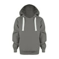 thumbnail image 1 of Tiijoy Little Boys Casual Hoodie Solid Color Pullover Hooded Sweatshirt Top, Sizes 5-6, 1 of 8