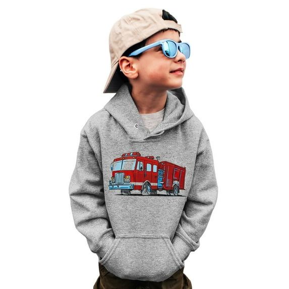 Tiijoy Little Boys Hoodie Graphic Print Hooded Sweatshirt with Pocket, Sizes 6-7