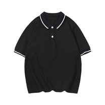 Tiijoy Little Boys Short Sleeve Casual Polo Shirt Unisex Kids School Uniform, Sizes 5-6