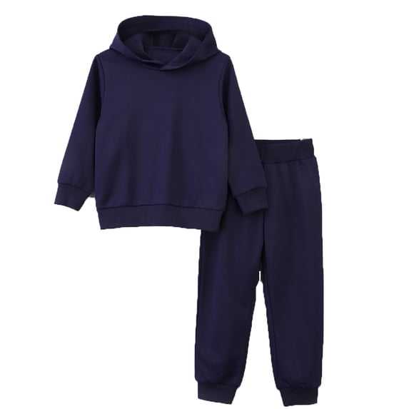 Tiijoy Little Boys' Sweatsuits 2 Piece Outfits Sweatshirt Sweatpants Jogger Pants Set