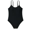 thumbnail image 1 of Tiijoy Little Girl's One-Piece Swimsuit Spaghetti Strap UPF50+ Bathing Suit, Sizes 6-11, 1 of 5