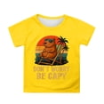 thumbnail image 1 of Tiijoy Little Girls Cute Capybara Graphic Tee Short Sleeve Round Neck T-Shirt, Sizes 3-13, 1 of 3