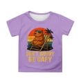 thumbnail image 1 of Tiijoy Little Girls Cute Capybara Graphic Tee Short Sleeve Round Neck T-Shirt, Sizes 3-13, 1 of 3