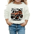 thumbnail image 1 of Tiijoy Little Girls Cute Halloween Sweatshirt Kids Long Sleeve Pullover Top, Sizes 5-6, 1 of 3