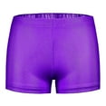 thumbnail image 1 of Tiijoy Little Girls Glitter Ballet Dance Shorts Breathable Stretch Skinny Bike Shorts, 1 of 5