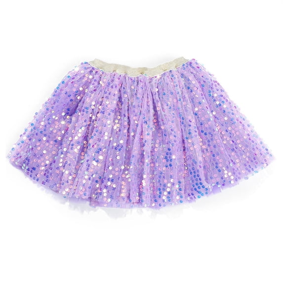 Tiijoy Little Girls Glitters Tutu Skirt Princess Ballet Dance Tulle Skirt, Sizes 3-8