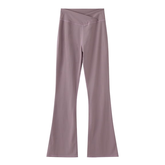 Tiijoy Little Girls High Waisted Flare Leggings Athletic Stretch High Rise Bootcut Pants