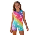 thumbnail image 1 of Tiijoy Little Girls One-Piece Swimsuit Colorful Bathing Suit Beach Quick Drying Swimwear, 1 of 8