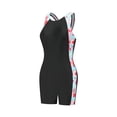 thumbnail image 1 of Tiijoy Little Girls One-Piece Swimsuit Hollow Out Racerback Quick Drying Bathing Suit, 1 of 8