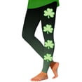 thumbnail image 1 of Tiijoy Little Girls St. Patrick's Day Leggings Kids Stretch Athletic Tights, Sizes 1-12, 1 of 4
