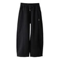 thumbnail image 1 of Tiijoy Little Girls Sweatpants Elastic Waist Drawstring Comfy Active Pants, Sizes 5-15, 1 of 5