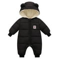 thumbnail image 1 of Tiijoy Boys Snowsuit Warm Hooded Jumpsuit Outerwear Winter Coat, Sizes 0-3M, 1 of 3