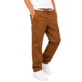 thumbnail image 1 of Tiijoy School Uniform Pants for Boys Casual Stretch Straight Leg Pants, Brown, Size 5-16, 1 of 1