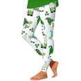 thumbnail image 1 of Tiijoy St. Patrick's Day Tights for Girls Kids Comfy Stretch Athletic Leggings, Sizes 1-12, 1 of 4