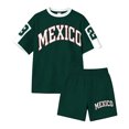 thumbnail image 1 of Tiijoy Summer Girls Short Sleeve T Shirt Shorts Set Athletic Outfits Sportwear, Sizes 1-14, 1 of 3