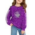thumbnail image 1 of Tiijoy Sweatshirt for Girls Football Sequins Print Casual Sports Pullover Top, Sizes 11-12, 1 of 2