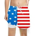 thumbnail image 1 of Tiijoy Swim Trunks for Boys Compression Liner Stretch Swim Shorts Bathing Suit, Sizes 10-12, 1 of 3