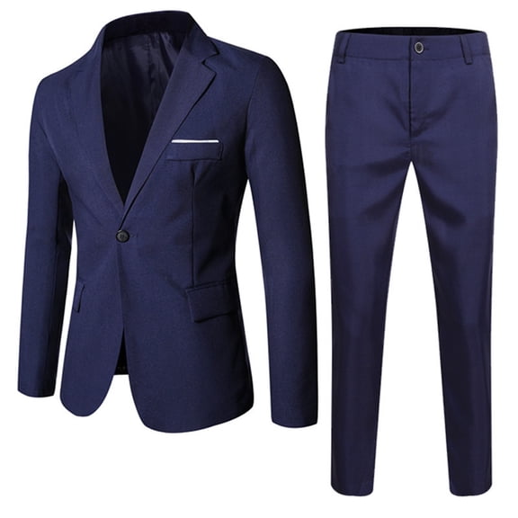 Tiijoy Boys Formal Suit Wedding Party Suit Jacket Blazer Pants Outfits, Sizes 18-19